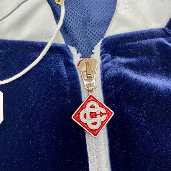 Casablanca Laurel Velour Track Jacket - Picture 2 of 9